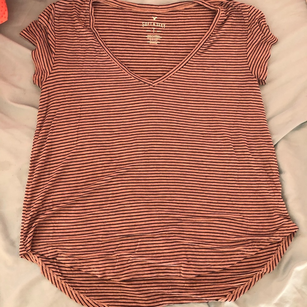 American Eagle Soft & Sexy striped tee shirt